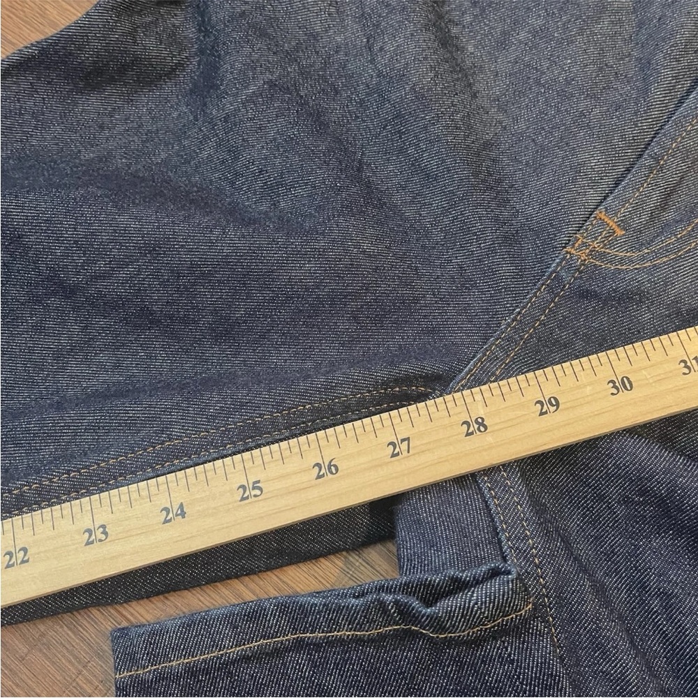 Everlane Womens High Rise Rigid Denim Jean RN 139393 Skinny Sz 28 Dark Wash - Picture 5 of 9